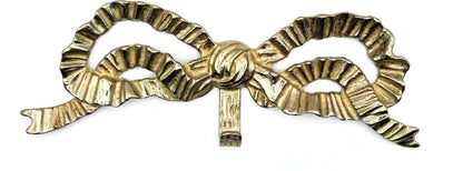 brass gold bow wall hook